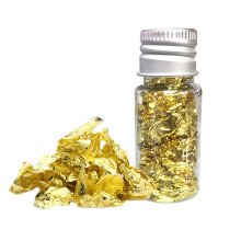 1 Guldfolie Flikar Glitter Etiketter Dekal Papper