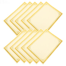 10Pcs Blank Intygspapper, Papper, Utprintbara Ark