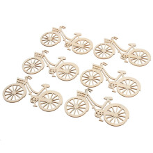 20Pcs Träskiva Med Cykelmotiv För Hantverk, , Smycke