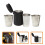 1 Set Camping Metallmuggar Multifunktion Vinmuggar 4