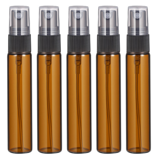 10 St Glasflaskor För Parfym, , Hudvård (10 Ml, Ljust )