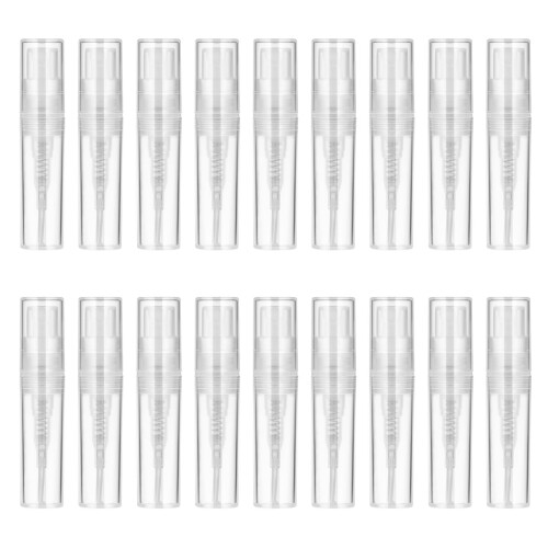 30St 2Ml Plast Sprayflaskor Återfyllbara Parfymatomisatorer