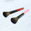 Nylon Bristles Makeup Brush Set 2pcs Long Handle For Professional Use 9