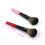 Nylon Bristles Makeup Brush Set 2pcs Long Handle For Professional Use 3