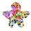 2000Pcs 10 Mm Färgglada Plush Pom-Pom-Bollar För Kläder Väskor 3