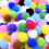 2000Pcs 10 Mm Färgglada Plush Pom-Pom-Bollar För Kläder Väskor 6