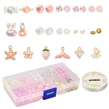 1 Set Smycken Tillverkning Kit Armband DIY Perleset