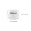 8Pcs Refillable White Lotion Jars Airless Cream Containers for Massage 8