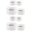 8Pcs Refillable White Lotion Jars Airless Cream Containers for Massage 6