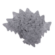 8St Schattige Xmas Tafelbestekzakken Non-Woven Grijs