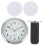1 Set Mininstrumentbräda Automatiskt Digitalur 1