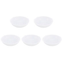 5St Witte PVC Plafondlampenkappen Voor LED, Duurzaam En Vlamvertragend