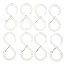8St Plastic S Hooks Van Duurzaam PP Voor Organisatie En Huis
