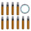 10 St Små Glasflaskor För Parfym, Makeup, Hudvård (10 Ml) 10