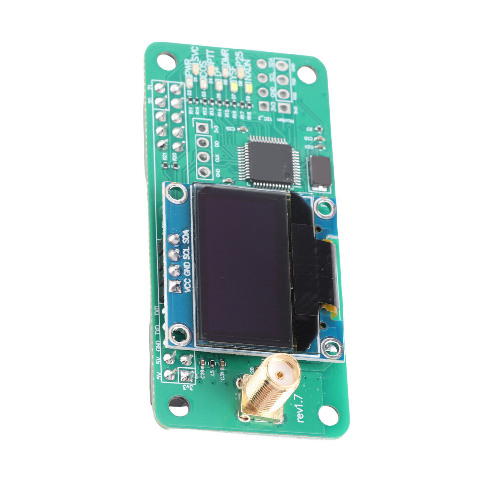 Uhf Vhf Uv Mmdvm Hotspot Module Kit With Sma Interface Led Display Antenna 7901357301365