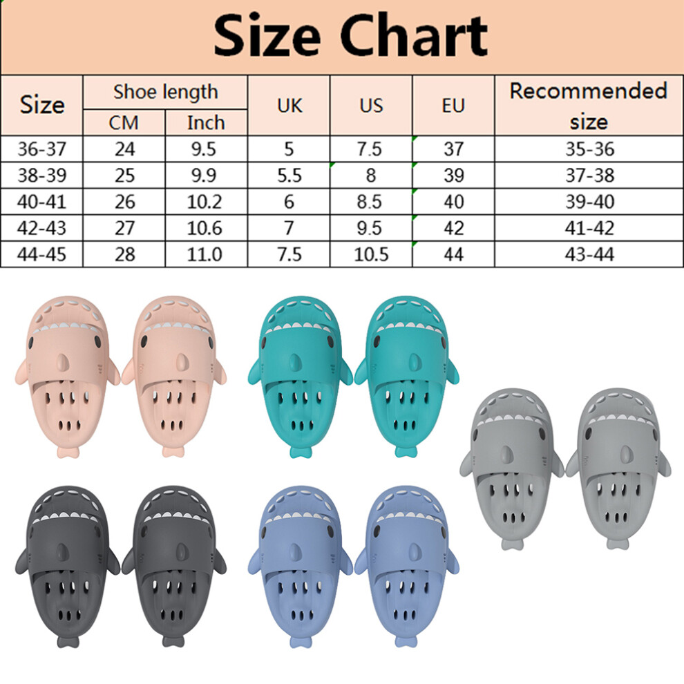 Cute Shark Slippers Unisex EVA Open Toe Slides Waterproof Non-Slip Sandals-image-OPC-PMNRY6K-NEW