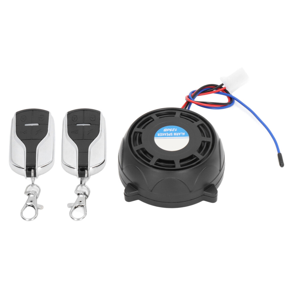 Universal 12V Motorcycle Anti-Theft Alarm System With 2 Remotes 8411357304024