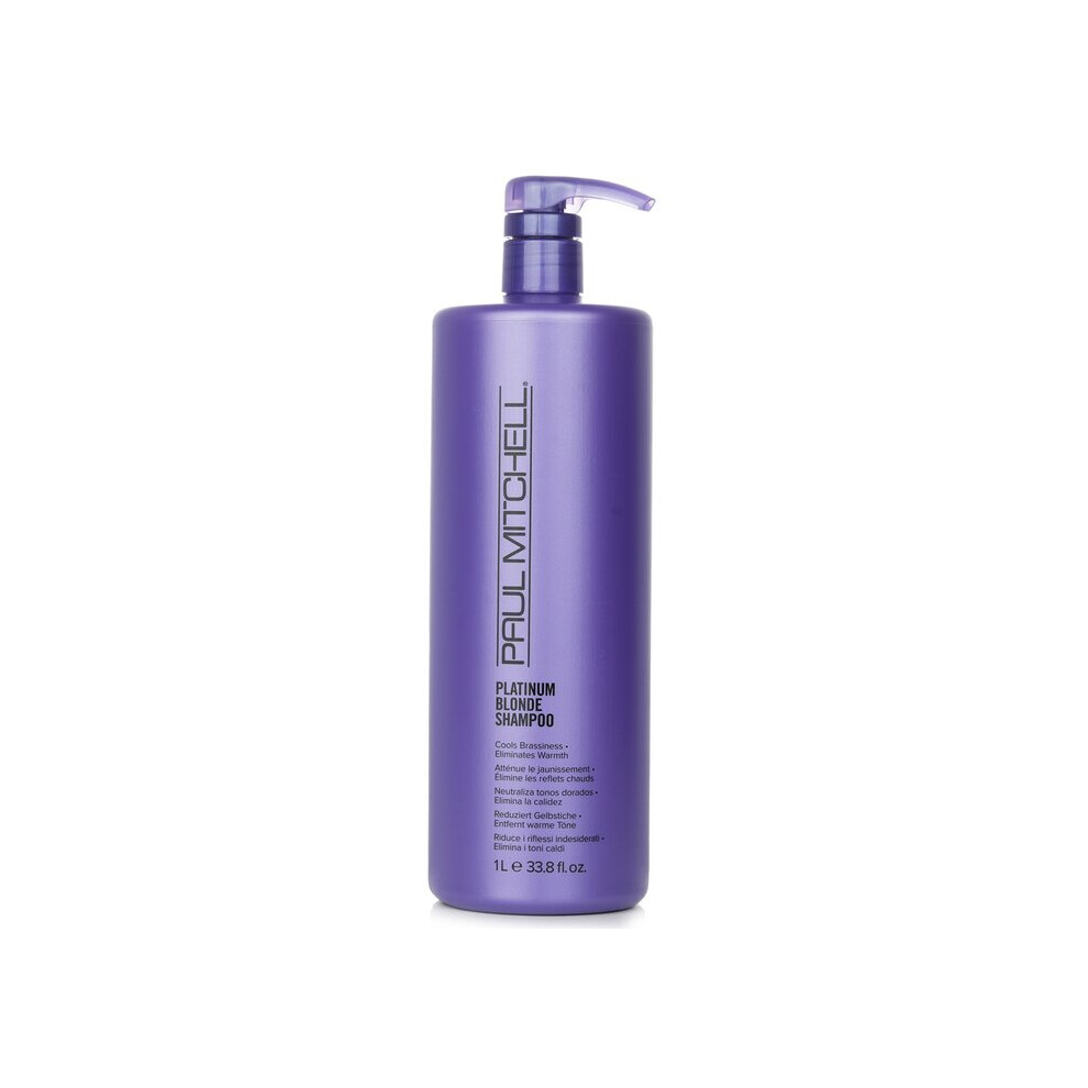 Paul Mitchell Platinum Blonde Shampoo (Cools Brassiness - Eliminates Warmth) 1000Ml/33.8Oz
