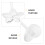 1 Set Transparante Piercingretainers Hars Oorring Achterkant Vrouwen 7
