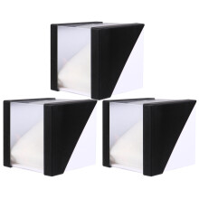 3 Plastic Horlogeopbergdoos Armband Sieraden Zwart