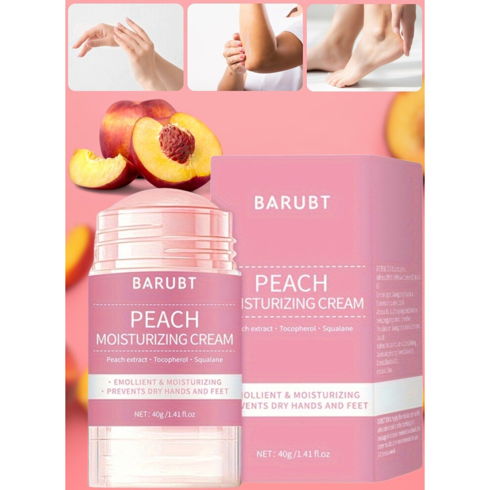 BARUBT Peach Moisturizing Cream |Rich moisturizing cream for dry and cracked skin - 40g