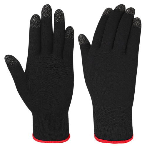 1 Par Unisex Vintervarma Tjocka Handskar För Pekskärm Elastiska