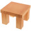 1Pc Durable Wooden Stool Khaki Mini Bench Photo Prop Decorative Riser 10