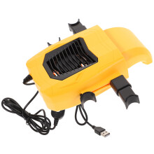 Car Fan 3-Gear Justerbar Headrest Fan Portabel USB