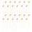 100Pcs Jul Tjusig Älg Bambustickor Engångs Fruktstick Cocktailpick 1