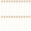 100Pcs Jul Tjusig Älg Bambustickor Engångs Fruktstick Cocktailpick 9