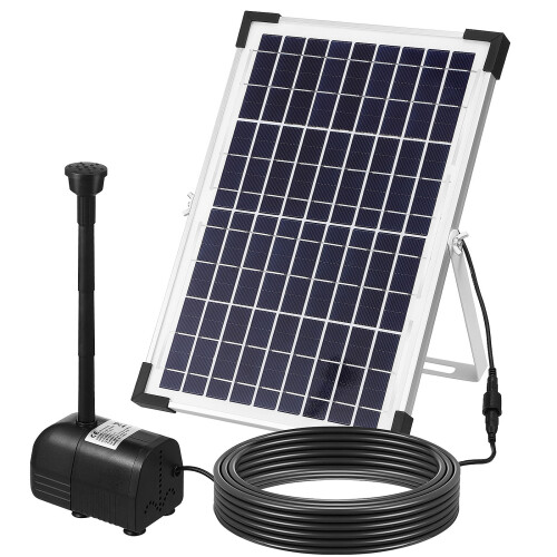 Solpump För Utomhusbrunn, Dammsolpump, Solvattenbrunnskit 12 W