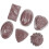 6Pcs Choklad Realistiska Simulerade Chokladmodeller Bulk 7