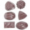 6Pcs Choklad Realistiska Simulerade Chokladmodeller Bulk 4
