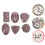 6Pcs Choklad Realistiska Simulerade Chokladmodeller Bulk 3