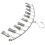 Grey Stainless Steel Sock Drying Rack for Home Laundry Organizer 7