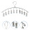 Grey Stainless Steel Sock Drying Rack for Home Laundry Organizer 4