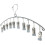 Grey Stainless Steel Sock Drying Rack for Home Laundry Organizer 3