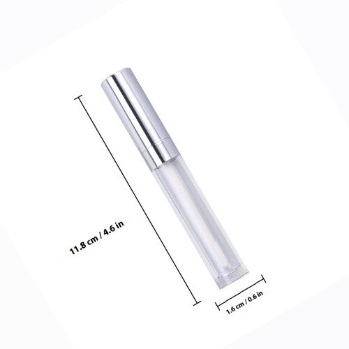 3 Stycken 6 Ml Glansläppstiftsbehållare (Silver) 1