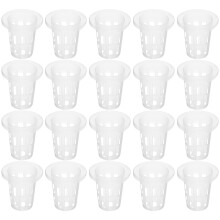 50Pcs Hydroponiska Nätbehållare Slitsade Återanvändbara