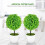 Decorative Artificial Plants Small Fake For Tabletop Simulated Potted 2