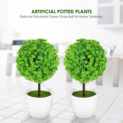 Decorative Artificial Plants Small Fake For Tabletop Simulated Potted 1
