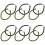 12Pcs Professionella Bluslina Byxbenband Elastiska 4