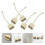 5Pcs RJ11-Utslitssladd RJ11 Till -Adapter För Fasttelefon 3