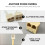 5Pcs RJ11-Utslitssladd RJ11 Till -Adapter För Fasttelefon 10