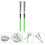 2St Jazz Drum Brush Groen Handvat Brush Set 7
