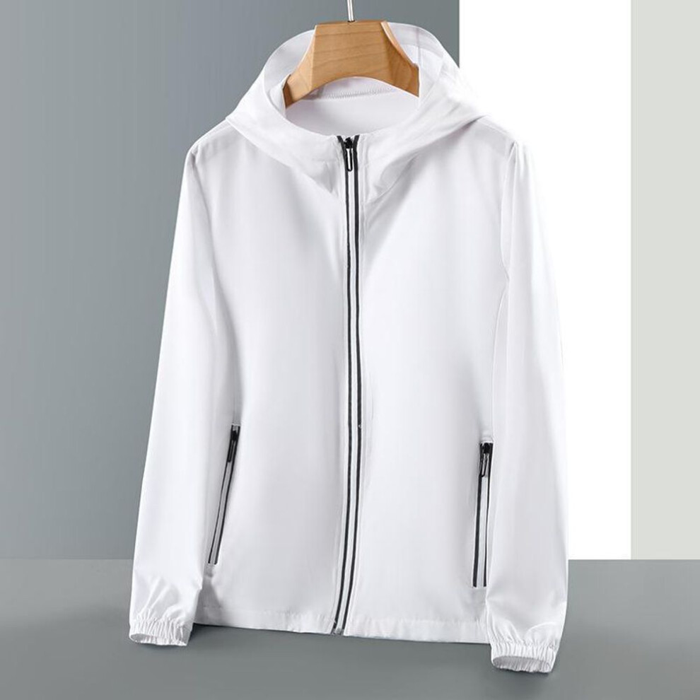 (white, XXL) Summer Sun Protection Men's Printed Thin Outdoor Sports Skin Friendly Clothes-image-OPC-PMNSYKT-NEW