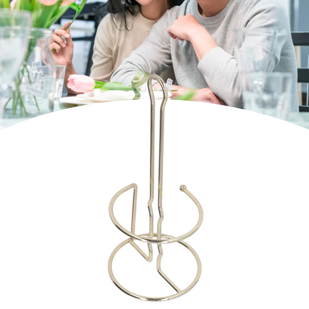 Bright Gold Iron Tissue Reserve Holder, 32 x 13cm Bathroom Stand-image-OPC-PMNSYP5-NEW