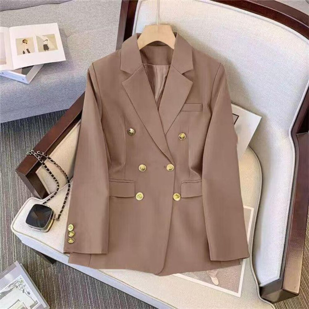 (khaki, L) Autumn Fashion Temperament Loose Suit Jacket Jacket Women-image-OPC-PMNSZR5-NEW