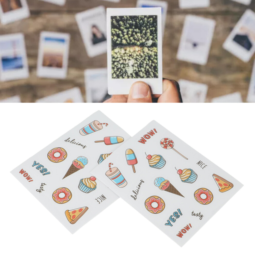 2pcs Instant Camera Cartoon Stickers, 8x10cm Photo Decor, PVC-image-OPC-PMNT26G-NEW