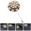 Bloem Broche Decoratieve Boutonniere Speld Pak 8